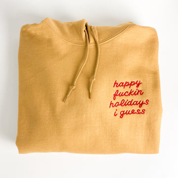 Happy Fuckin' Holidays [Unisex Pullover Hoodie]